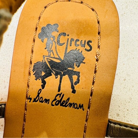 Circus by Sam Edelman Flip Flop Bailey Sandal T Strap Beaded Embroidered Sz 6 M - Picture 3 of 15